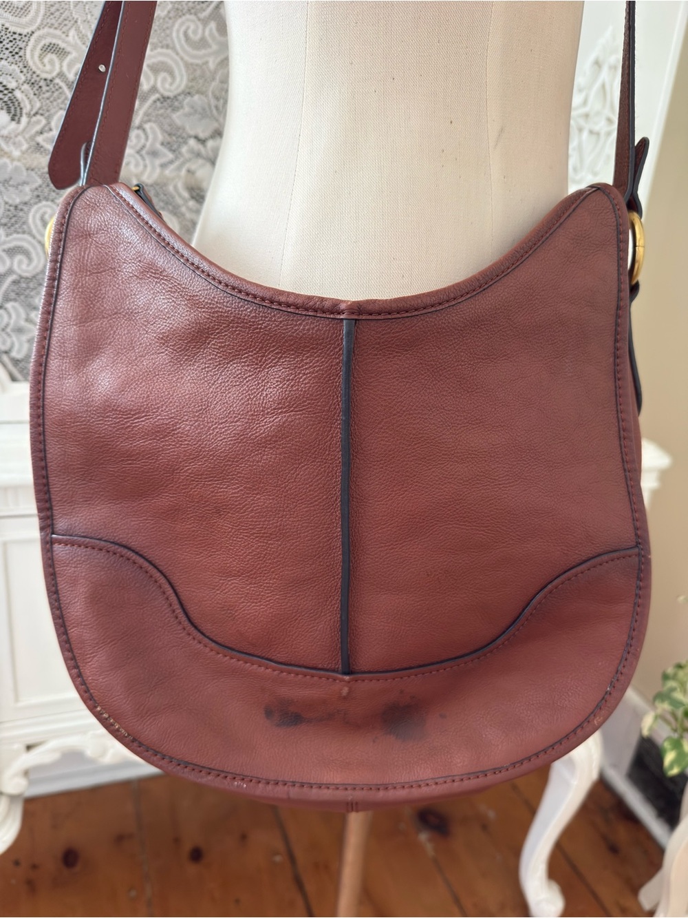 Frye Brown Leather Crossbody Bag - Picture 8 of 9